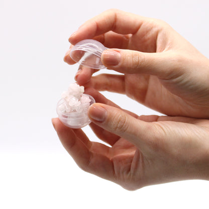 Bomba de baño con pulsera de cuarzo rosa